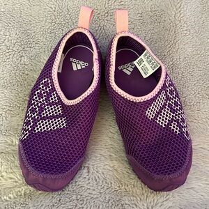 Adidas Kurobe Girls Swim Aqua Shoes Size 10K Purple